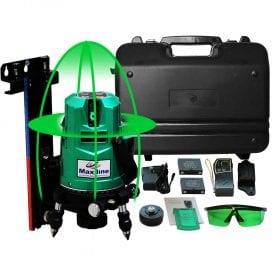 Green Beam Self Leveling Cross Line Laser Level w Wall Bracket 4V4HGCRWB05