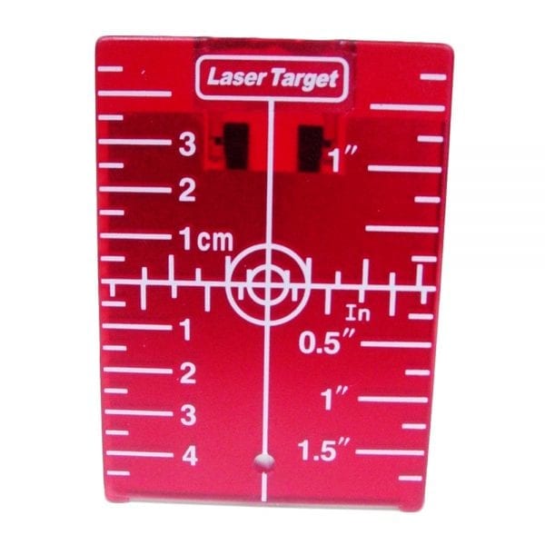 05HDTAG Red Magnetic Target for Rotary Laser Level Line Laser Level Distance Measurer
