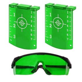 LKTAGGG 2pcs Green Beam Laser Targets and Laser Glasses
