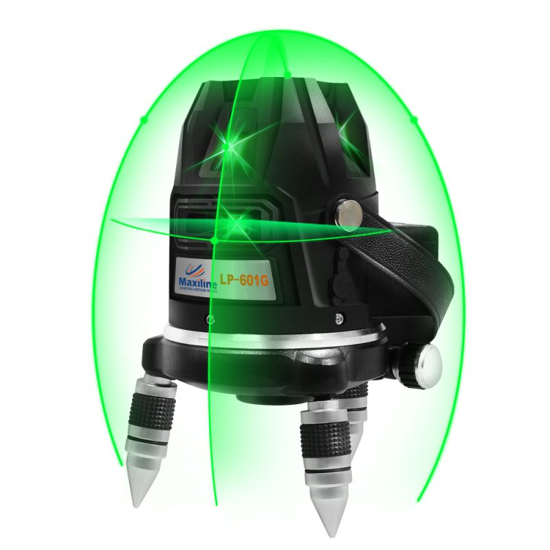 New Maxiline LP601G 4V1H Green Beam Self Leveling Cross Line Laser Level